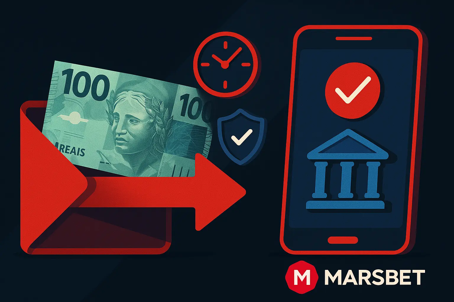Informações sobre prazos e segurança nos saques Tempo de processamento de saques na Marsbet